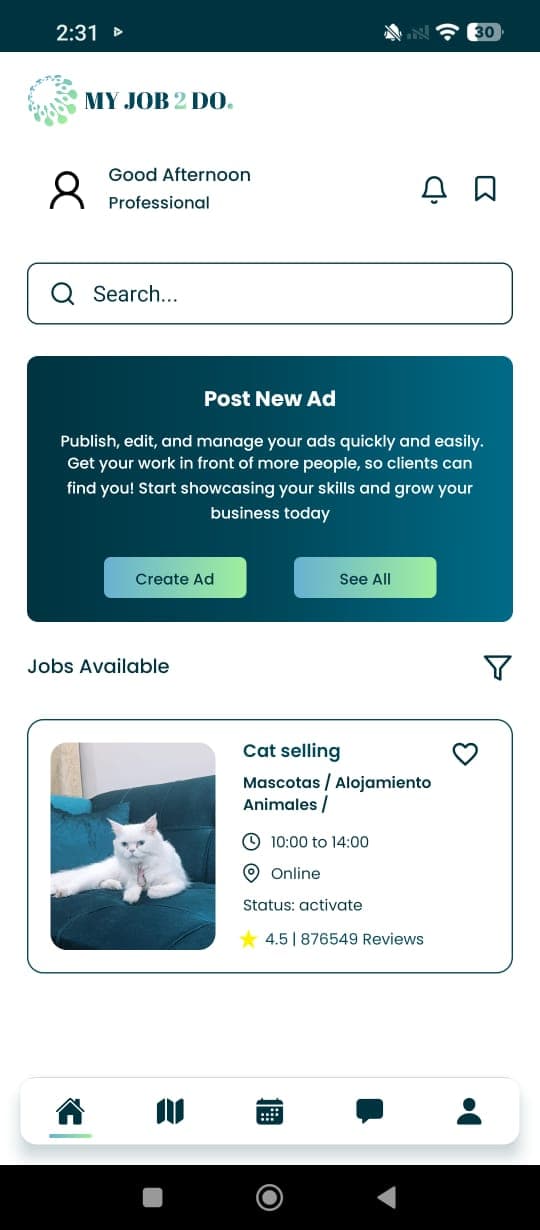 MYJOB2Do – Service Marketplace App
