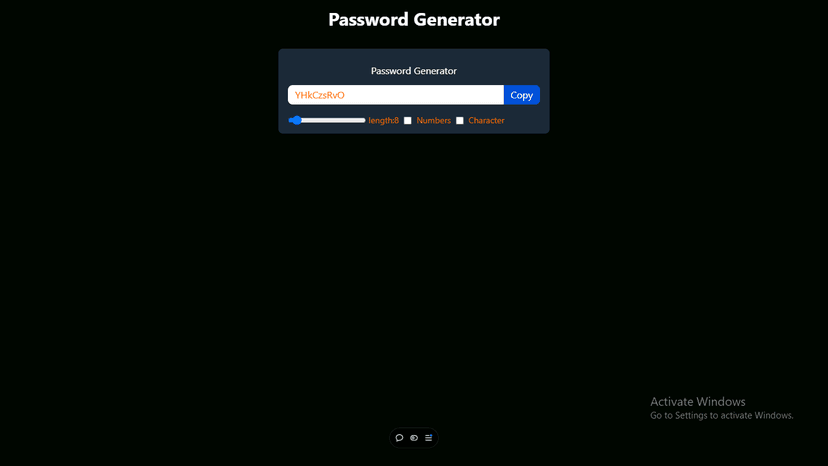 Password Generator - React App